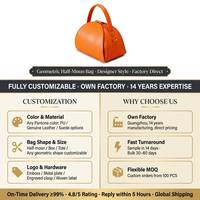 Nouveau style, sac à bandoulière demi-lune en PU, style Pandora, géométrique, rétro, pour femme, vente en gros