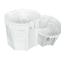 Caja de conexiones de enchufe de interruptor de estilo europeo Caja de alambre inferior circular oculta Alta