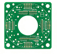 PCBA personnalisé pour contrôleur de robot industriel, carte de circuit imprimé multicouche SMT DIP, assemblage RoHS FR4, circuit de contrôle d'impédance