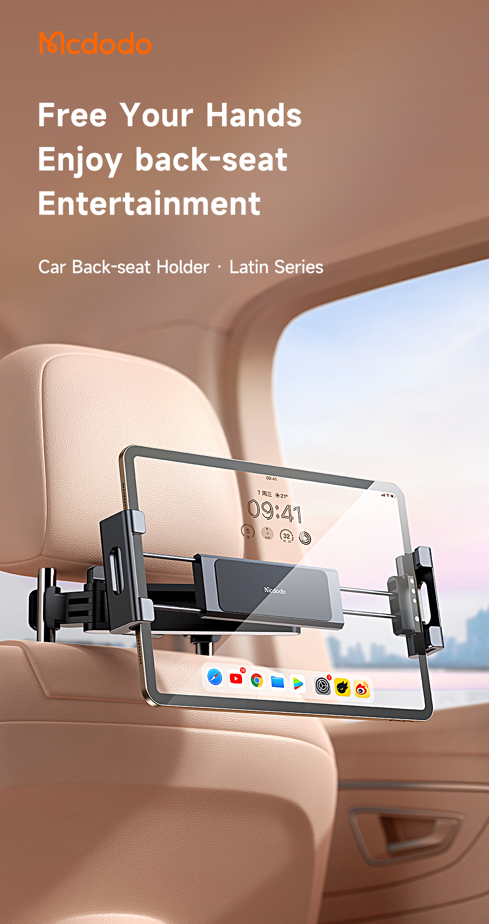 BEIDUOYANG Tablet Holder Car Cup Phones Mount Bracket Car Cup Ra 並行輸入品 Mcdodo Flexible Car Back Seat Tablet Holder For Ipad \u0026 Universal