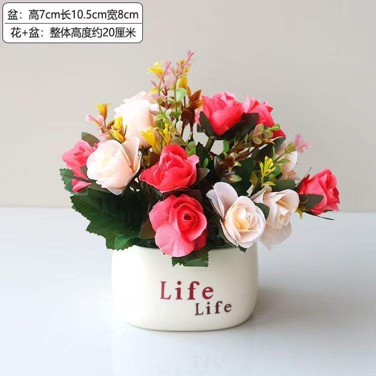 Automne Rose Orange Rouge