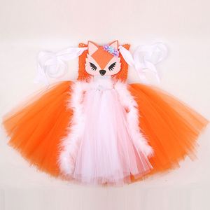 4ourcostumes Nouvelle Collection Robes Superposées Fantaisie pour Filles, Costumes de Performance pour Enfants, Robe Tutu de Renard pour Halloween pour Enfants - Product Image 6