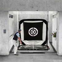 Red de Práctica de Golf Portátil Wosofe NET07 para Interiores/Exteriores, Red de Nylon para Entrenamiento de Swing Personal