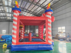 Castillo Inflable Comercial de PVC para Circo, Casa de Brinco Inflable para Carnaval, Alquiler para Fiestas Infantiles y Parques de Diversiones al Aire Libre - Product Image 2