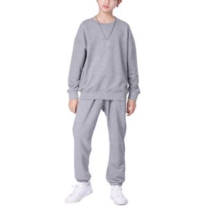 Conjunto Deportivo de Algodón Transpirable Personalizado para Niños, Sudaderas Deportivas, Pantalones Deportivos, Conjunto Deportivo para Correr al por Mayor para Niños para Otoño - Product Image 3