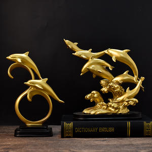 Varios POSE caza vuelo lucha doble cabeza resina artesanía águila estatua tallada a mano Tigre Lobo caballo Animal cabeza esculturas - Product Image 5