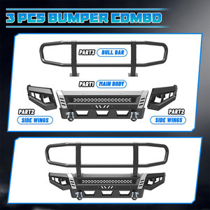 Cho Ford F250 rocasts rắn và dày Crawler Cáp hướng dẫn cổng thép <span class=keywords><strong>Bumper</strong></span> <span class=keywords><strong>2</strong></span> trong <span class=keywords><strong>1</strong></span> - Product Image 3