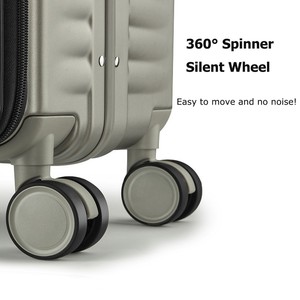 Sports Style Luggage Trolley Case 28 Inch With Lock For Leisure Travel Unisex Ivory White <b>Titanium</b> Gold Dark Gray - Product Image 5