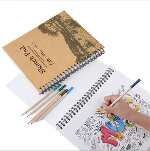 <span class=keywords><strong>Amazon</strong></span> best-seller carnet de croquis Livre de dessin vierge papier à croquis d'art carnet de croquis relié - Product Image 3