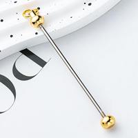 DIY Metall-Schlüsselanhänger: Schmuckanhänger zum Basteln mit Perlenhaken für modische Accessoires aus wiederaufladbarem Legierungsmaterial