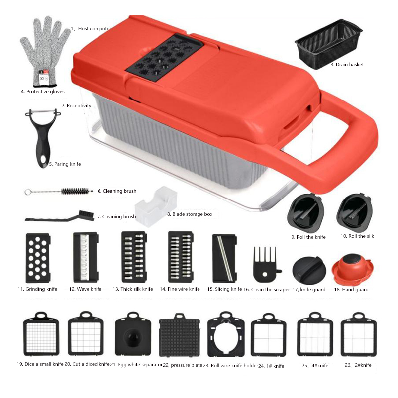 Red and black short cover 26 in 1