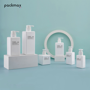 ขวดปั๊มสี่เหลี่ยม PETG สีขาว ขนาด 100-600 มล. สำหรับแชมพู ครีมอาบน้ำ และสบู่ล้างมือ – บรรจุภัณฑ์เครื่องสำอางเปล่า - Product Image 6