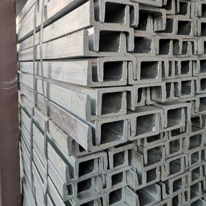 Black Annealed U Channel 200x60x7mm Structural Steel C Shape <b>Track</b> Section Heavy Duty Slotted Frame Rail System - Product Image 3