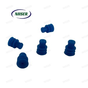 Joint d'étanchéité en silicone bleu à fil unique TE Connectivity 828904-1 pour connecteur automobile étanche série Superseal 1,5 mm - Product Image 4