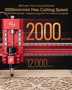 Atomstack C4 Pro 200W <span class=keywords><strong>CNC</strong></span> <span class=keywords><strong>Router</strong></span> madera <span class=keywords><strong>mini</strong></span> đá Máy cắt laser 20W Máy cắt laser cho 3D Ngọc gỗ thép MDF - Product Image 4