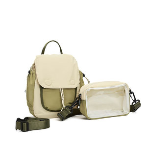 Borsa a Tracolla Fuliya Personalizzabile in Nylon Leggero con Coulisse, Morbida e Casual, per <span class=keywords><strong>Donna</strong></span> - Product Image 2