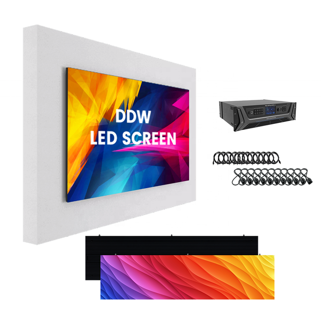 High Quality Indoor Ultra-Thin Wall Mounted LED Screen High Definition P1.25 P1.56 P1.95 P2.5 Video Wall Advertising Display