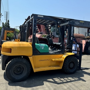 Komatsu Forklift Used Second Hand Good Working Condition Original Japan Diesel Powered Single/Two/Three Stage Mast - Product Image 4