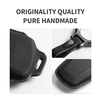 Funda para Llave de Coche para Vw Volkswagen T-roc Bora Cc Tayron Magotan, Funda de Cuero para Llave de Coche, Duradera, Antiarañazos, Protector