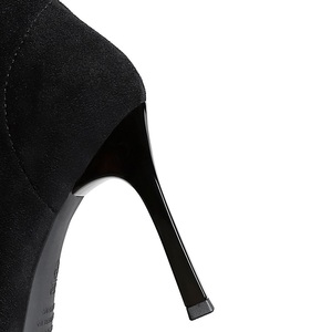 2025 New Fashion Spring Autumn Stretch Heels 9.5CM Pointed Toe Ankle <b>Sock</b> Boots for Women - Product Image 3