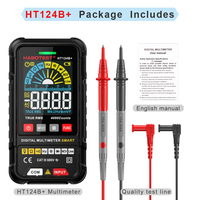 HT124 multimètre numérique intelligent de tension de courant AC/DC multifonction mesure rapidement et avec précision le courant de tension Multimetro