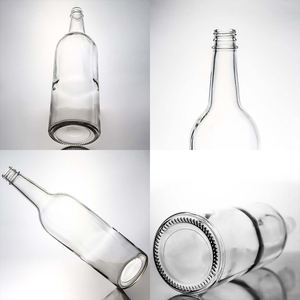 Bouteilles de spiritueux en verre de 1000ml Bouteille ronde de tequila Whisky Vodka Rhum Liqueur Bouchons à vis des fabricants de bouteilles en verre à proximité - Product Image 4