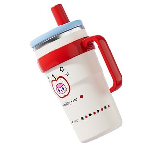 Hy Insulated Water <b>Bottle</b> With <b>Straw</b> 500Ml Double Wall Stainless Steel Tumbler For Kids And Girls Birthday Gift - Product Image 5