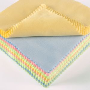 Paños de limpieza para lentes, 100 piezas, colores variados, microfibra, portátiles, para el cuidado de gafas y lentes - Product Image 3