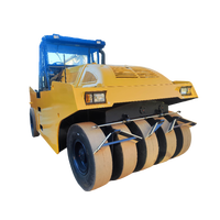 Compacteur à double tambour de 20 à 30 tonnes, rouleau à pneus, moteur Cummins, roulement d'engrenage - Faible coût d'entretien pour les routes en asphalte (modèle