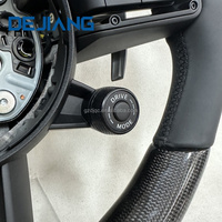 Volant en cuir noir en fibre de carbone pour Porsche Panamera Cayenne Macan Taycan Boxster Cayman 996 997 911.2 958 718 911 918