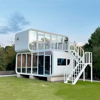Maison préfabriquée Apple Cabin de 20 pieds, fabriquée en usine, bâtiment élégant pour café de plage, hôtel, boutique
