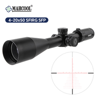 Lunette de visée Marcool 4 24x50 avec éclairage, zoom variable longue portée, optique de chasse tactique