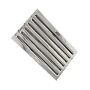 Eléctrico 8L Acero Inoxidable 400*500*20 Para Campanas De Extraccion Filtro De Grasa - Product Image 1