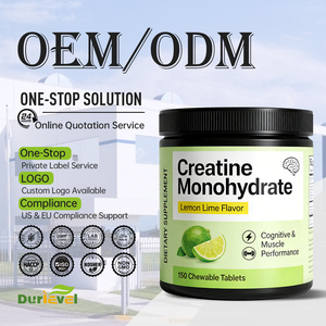 Creatina Monohidrato Orgánica Certificada HACCP, NSF, ISO, GMP, en Tabletas Masticables, Mezclas Personalizadas de Aminoácidos Naturales, Servicio de Marca Privada OEM ODM - Product Image 1