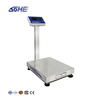 Balance de plateforme en acier au carbone SOHE SH2100-A3 avec affichage LED haute précision, capacité de 800 kg, transmission multi-protocoles en temps réel