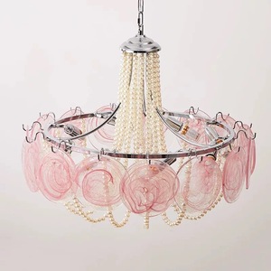 Lustre en verre <span class=keywords><strong>romantique</strong></span> pour salle à manger et salon Lumière chaude et confortable pour l'éclairage de la chambre principale - Product Image 2