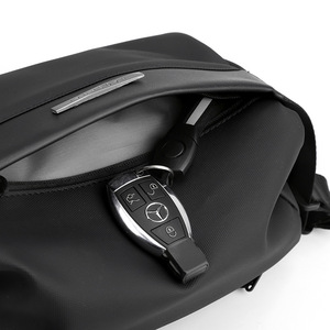 Men's Fashion Lightweight Bum Pouch Streetwear Sports Travel Outdoor Leisure Fanny Pack <b>Black</b> Gray Waist <b>Bag</b> Made of Nylon - Product Image 6