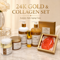 LAMARINE/VOTRE LOGO – Coffret Luxe Crème Corporelle Éclaircissante Anti-Âge et Sérum Huile au Rétinol, Collagène et Vitamines C & E