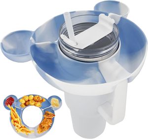 Cute Bear Silicone Reusable Snack Bowl & Tray for 40 oz for Tumbler <b>Cups</b> with Handle Multi-color - Product Image 4