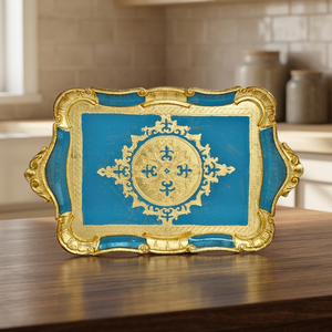 Plateaux et plats de service artisanaux en teck traditionnel avec un design géométrique |   Vente en gros personnalisée OEM |   Aqudus Saleem Inde - Product Image 2