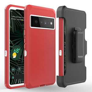 GSCASE 3-laags <span class=keywords><strong>Heavy</strong></span> <span class=keywords><strong>Duty</strong></span> Holster Belt Clip Telefoonhoesje Defender <span class=keywords><strong>Case</strong></span> Stootbestendige Armor Telefoonhoes voor <span class=keywords><strong>Google</strong></span> Pixel 9 Pro - Product Image 5