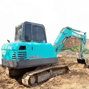 Nhật Bản ban đầu sử dụng máy xúc Kobelco sk60c ở mức giá thấp Máy Mini thứ hai tay Kobelco SK60-C máy xúc