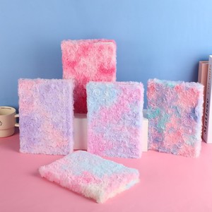 Carnet en peluche créatif en forme de rose, dégradé rose, mignon, populaire auprès des petites filles, vente en gros d'usine - Product Image 1