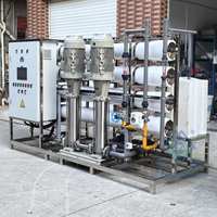 RO Brackwasser-Entsalzungsanlage Edelstahl-Umkehrosmose-Filtersystem 5000L/H Wasseraufbereitungs-Entsalzungsmaschine