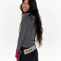 Nouvelle ceinture de taille patchwork à boutons étoiles pour femme, ornée de perles de cuivre, à la mode, avec lacets, pour la décoration de la taille