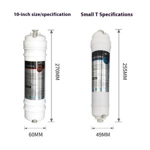 ماكينة معالجة مياه القطن على الطراز الكوري مقاس <span class=keywords><strong>10</strong></span> بوصات ، فلتر خلفي أمامي من الكربون للتوصيل السريع من PP لمدة عام - Product Image 2