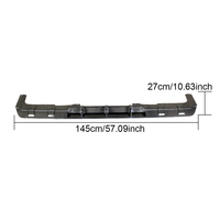 Diffuseur de pare-chocs arrière G550 G55 G500 G63 pour Mercedes-Benz Classe G G63 AMG 2019-2020 Base Sport Utility 4 portes