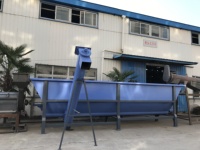 Cuve de lavage flottante en plastique pour la séparation des étiquettes de flocons PET et le retrait du sable des films PP, HDPE, LDPE