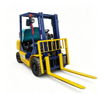 Forklift Komatsu 2,5 Ton Bertenaga Diesel, Tiang Tiga Tingkat, Kontrol Beban Presisi, Pengangkatan Halus, Tangkas, Praktis, Daya Angkut Kuat