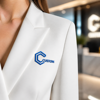 Logo en silicone personnalisé OEM pour vêtements de travail, emblème tissé en relief pour uniforme d'entreprise, fabricant de badges 3D en relief